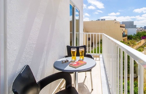 Swieqi Apartment | Yellow 1: Two-Bedroom Apartment in St. Julian's