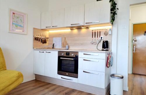 Bratislava Apartment | Yellow Sofa