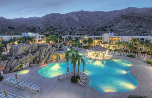 Canyon Corridor Condo | Yess! Full Kitchen & Heated Pool w/waterfall!