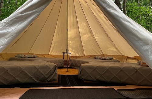 Ferndale RV Rental | Yokahu Bell Tent, Taino Woods 15 mins to Bethel Woods Concerts, Casino, Falls