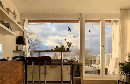 Herrsching am Ammersee Apartment | Your AmmerSeeblick! Everything within walking distance. Lake, beach, restaurants, stores.