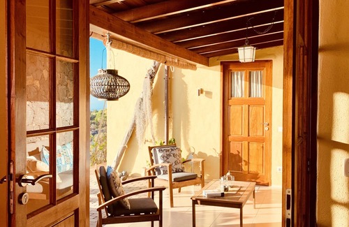 Arecida House | Your dream villa with 180 ° sea view, 12-meter private pool, fireplace and wellness bath