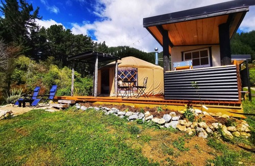 Tata Beach House | Yurt at Petal Creek Farm