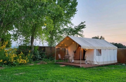 Lazear Cabin | Zinnia Glamping Tent at Zenzen Gardens