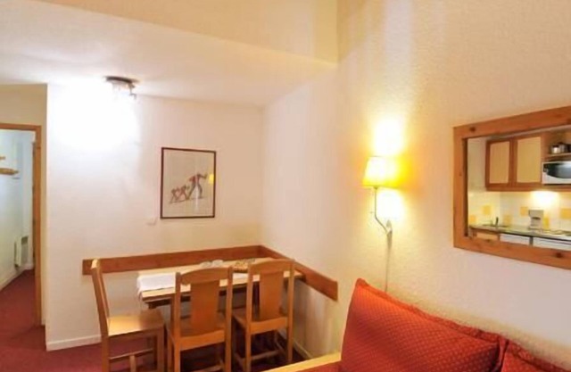 100m from ski slopes, terrace, tv, 23m², Montchavin La Plagne