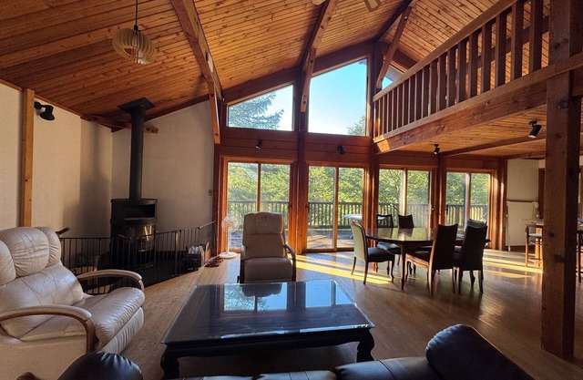162㎡cabin/3min walk Lake Saiko/remote work/BBQ/5min drive Kawaguchi Lake/Mt.Fuji