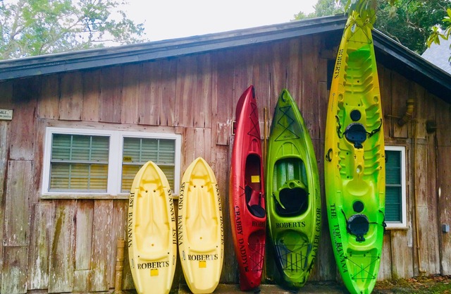 2/2 CABIN Directly on the Weeki Wachee River, Kayaks and a Canoe for Family Fun!
