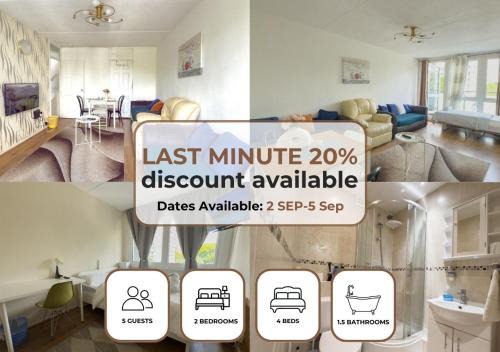 2 Bedroom Duplex Apartment With Balcony Near Portobello Market