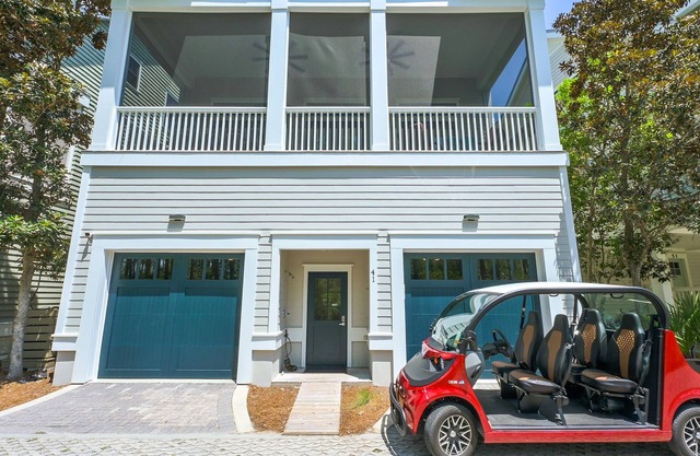 2 Mins Walk to Beach Club! 6 Seater Cart! 4 Kings-2 Adjustable-4 Bath-Bunkie