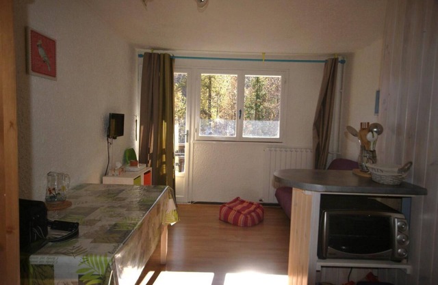 200m from resort center, floor -3, tv, 25m², Pra Loup