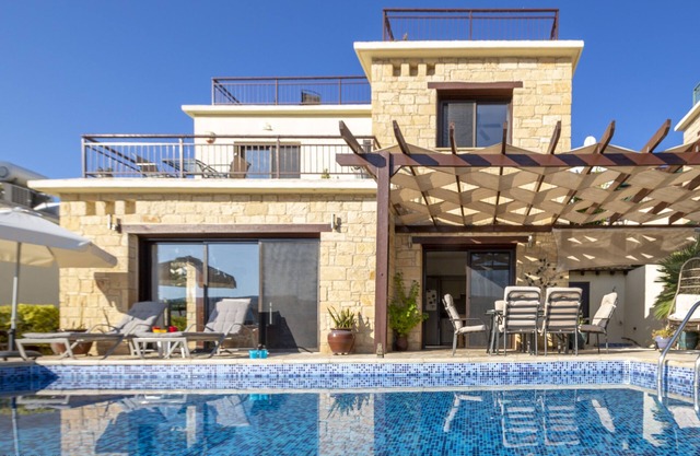 3 Bed, 3 Bath Modern Stone Villa with Private Infinity Pool