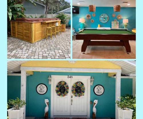 3Gulls Inn Ozona-Boutique Hotel-Steps from Restaurants & Brewery-SwimSpa Pool-Pet Friendly