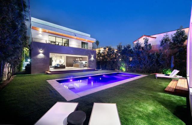 4 Story West Hollywood Villa with Movie Theater, Sauna & Rooftop