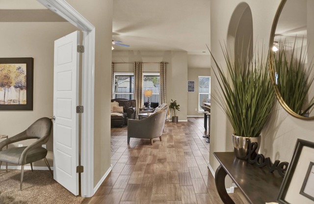 5 star single level home, 4 bdrm, 3 bath + private office and great backyard!