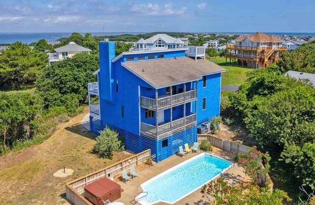 519 OBX Rental in Duck with Pool, Hot Tub, Close to the Beach, & Dog-Friendly!