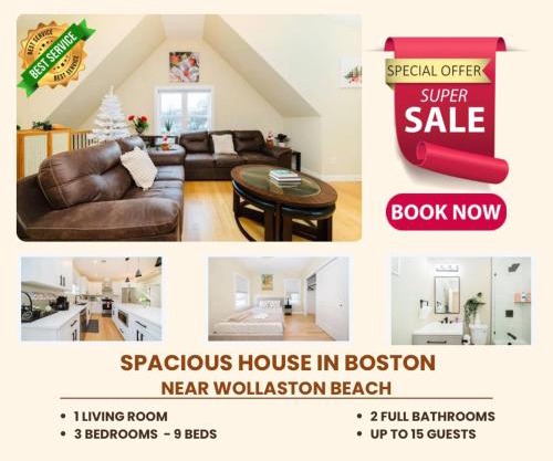 60-3 3BR Boston - Sleek Apartment near Franklin Park