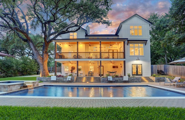 7BR Austin Retreat | Pool, Spa, Game Room & Creekside Views for Groups & Family