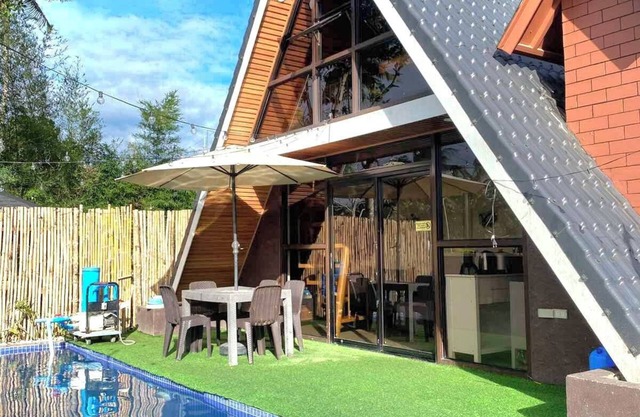 A-Frame Villa with Pool, PS4, Karaoke, & No Pet Fees
