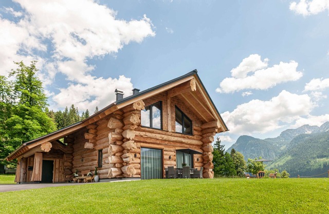 A HOLIDAY HOUSE THAT enchants and inspires with a view of the GOSAUKAMM