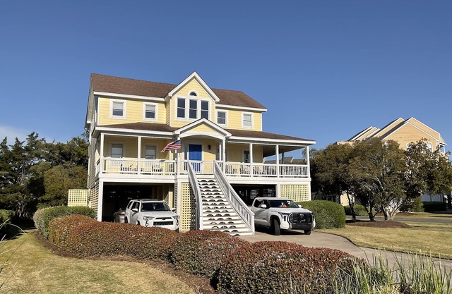 A large, spacious, dog friendly, home located in gated Pirates Cove Marina.