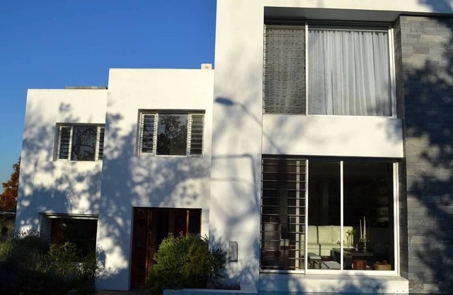 A newspaper house in a residential area
