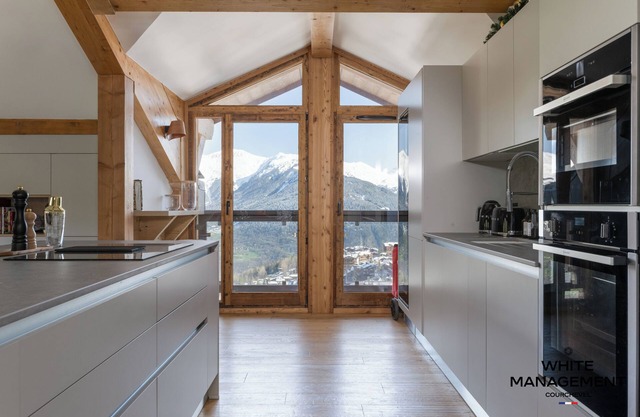 A penthouse at the top, in Courchevel 1650