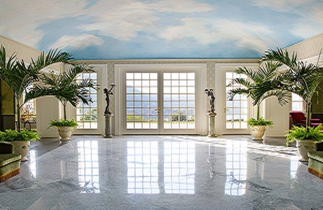 A private estate on a mountain top with breathtaking views of Lake Como