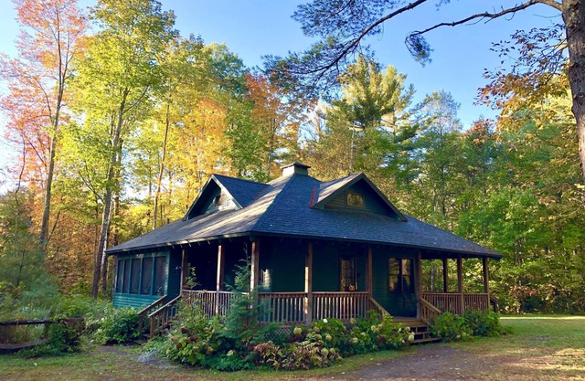 A quiet, private retreat along a babbling brook in the Adirondack High Peaks