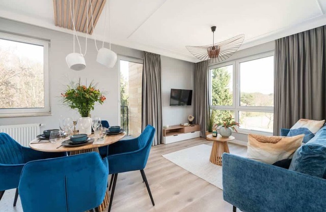 A unique apartment surrounded by greenery