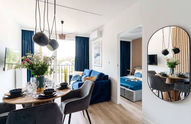 A unique apartment surrounded by greenery