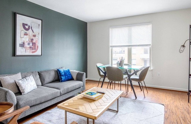 Airy Logan Circle 2BR w. Gym, W/D, near 14th St Shops, by Blueground