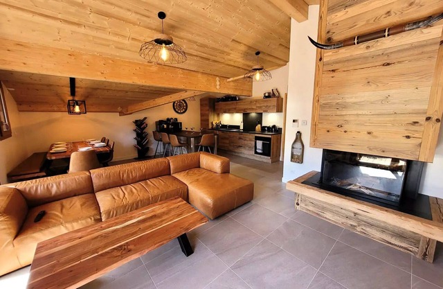 Alpine Cottage Residence - Magnificent apartment 8 people, quiet, close to the slopes of Perrières