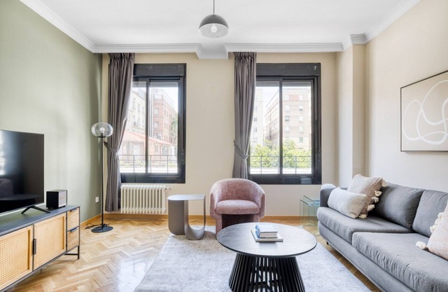 Amazing Almagro 2BR+terrace, in the heart of Madrid, by Blueground