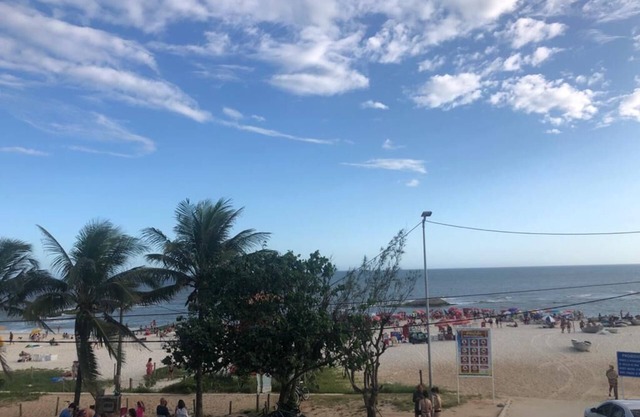 Amazing apartment, privileged location on Itaúna Beach, sea view