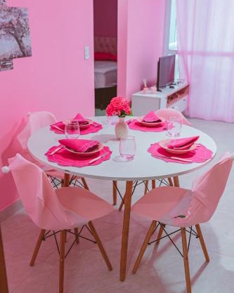 Apartamento rosa