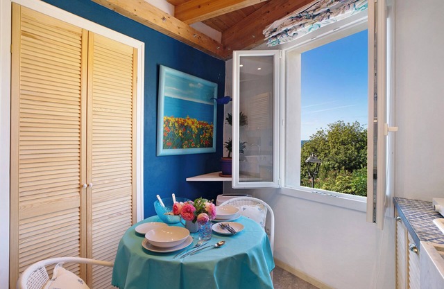 Apartment 'La Libellula Blu' with Sea View, Wi-Fi and Air Conditioning