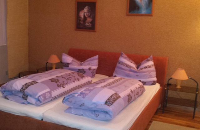Apartment 1st floor, shower, WC, living room/bedroom - Ferienwohnungen Hochmuth
