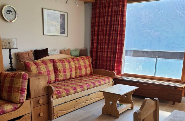 Apartment 44m², at the foot of the slopes, magnificent view of the Tovière and the lake