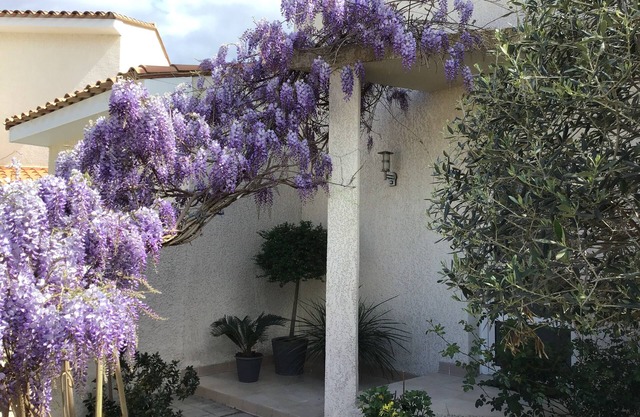 Apartment in a haven of peace 10 mm from the Mediterranean Sea.