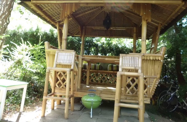 Apartment on the ground floor in villa with pool terrace garden