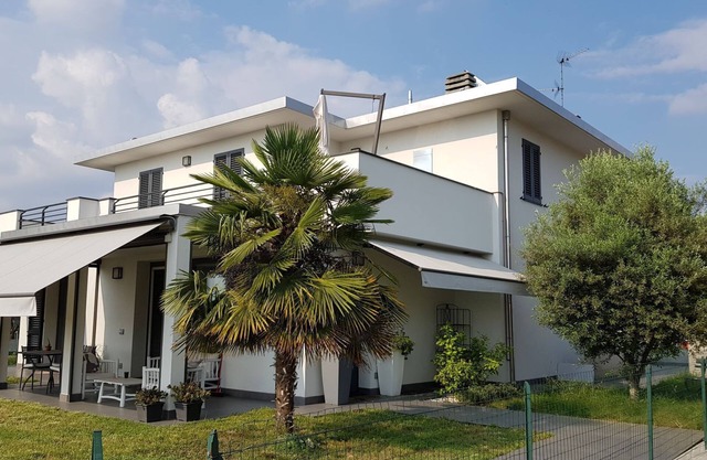 Apartment surrounded by greenery