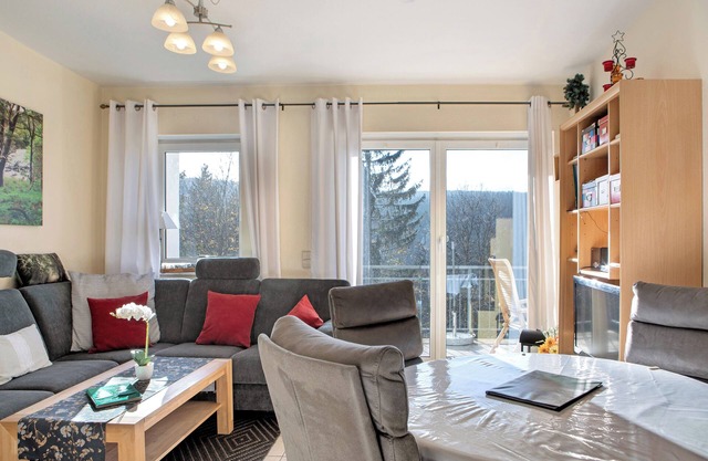 Apartment 'Tannenblick 8-1' with Private Terrace, Shared Garden and Wi-Fi