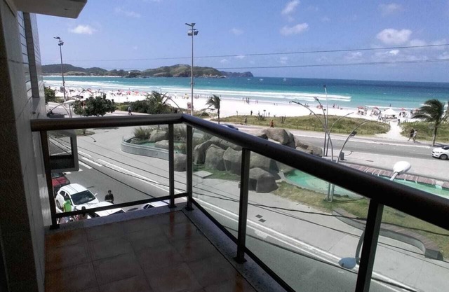 Apartment with panoramic view of Praia do Forte - the best location in Cabo Frio