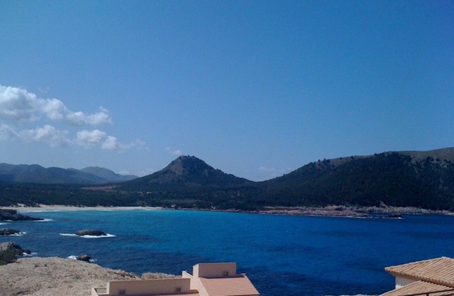 Apartment with stunning sea views on Cala Guya terrace/balcony