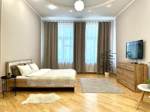Apartments with a coffee machine in the city center, near the theater and Zlata Plaza