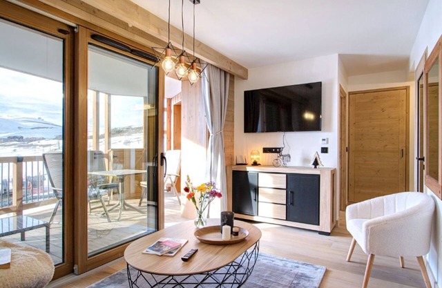 Appartement agréable, départ/retour ski aux pieds