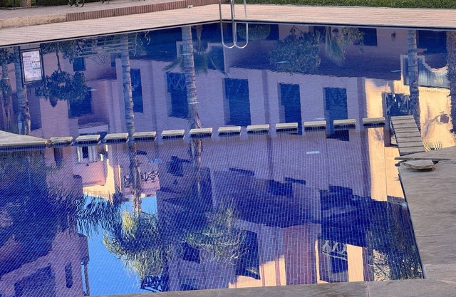 appartement dans résidence touristique avec 5 piscines et jardins andalous