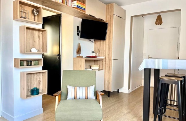 Arcachon cosy air-conditioned apartment roof terrace 2 pers