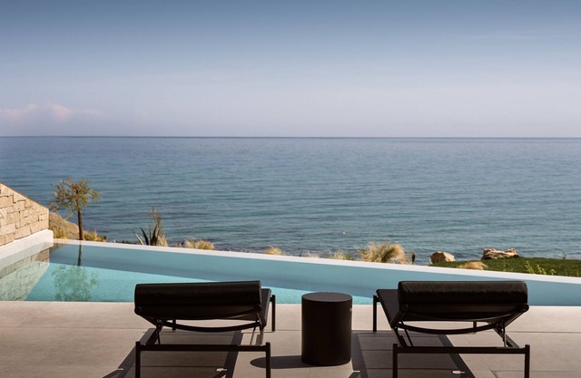 Architectural villa by the sea in Zakynthos island