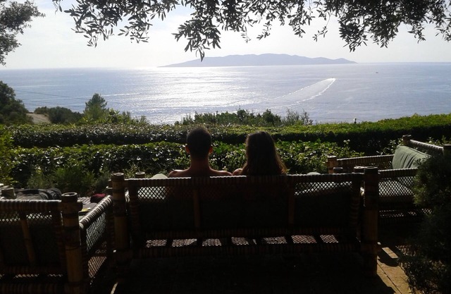 Argentario - Villa with sea view, garden with private pool and total quietness